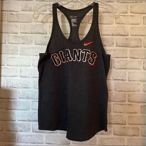 The Nike Tee Women’s Giants Racer Back Tank Top
